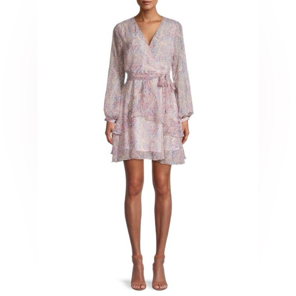 Elegant Long Sleeve Floral Dress